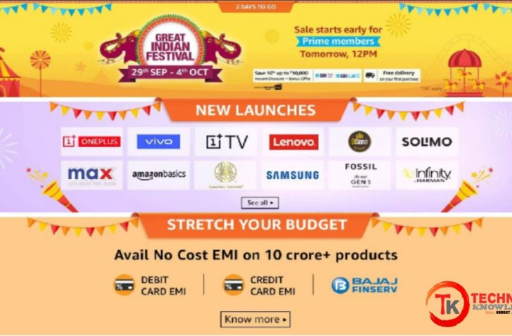 Amazon Diwali sale 2019 Great Indian Festival Start