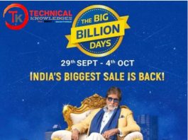 Flipkart Big Billion Days 2019 Sale Offers List