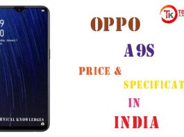 OPPO A9s Price in India