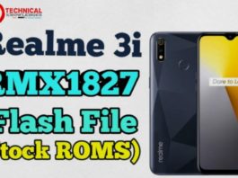 Realme 3i RMX1827 Latest Flash File (Stock Rom)