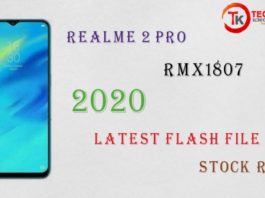 Realme 2 Pro RMX1807 2020 latest Flash File (Stock Rom)