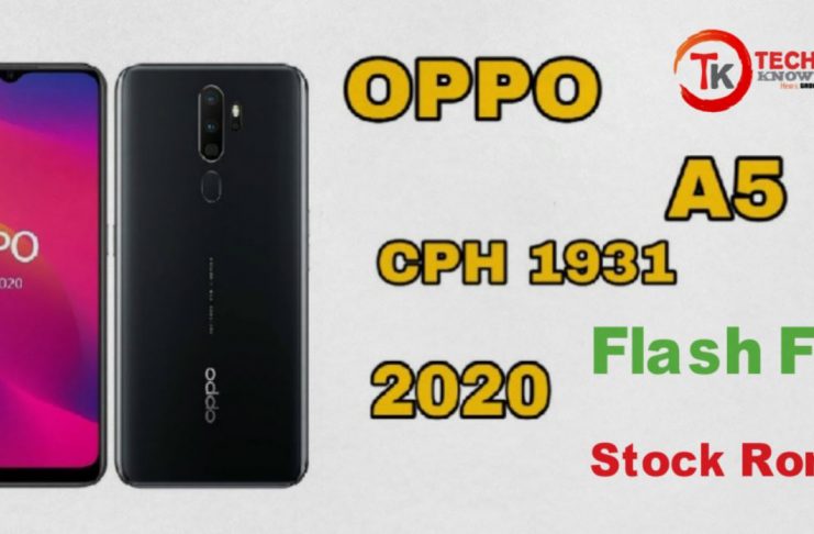 OPPO A5 2020 CPH1931 Flash File (Stock Rom)