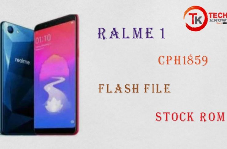 Realme 1 CPH1859 Flash File (Stock Rom)